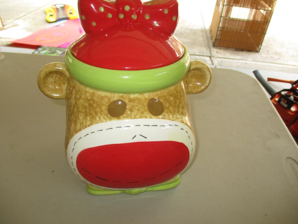 Detail Sock Monkey Cookie Jar Nomer 15