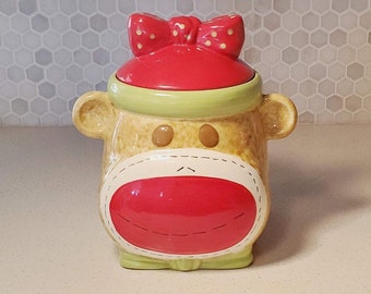 Detail Sock Monkey Cookie Jar Nomer 23