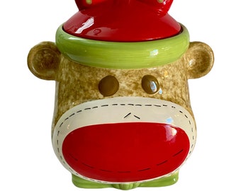 Detail Sock Monkey Cookie Jar Nomer 8
