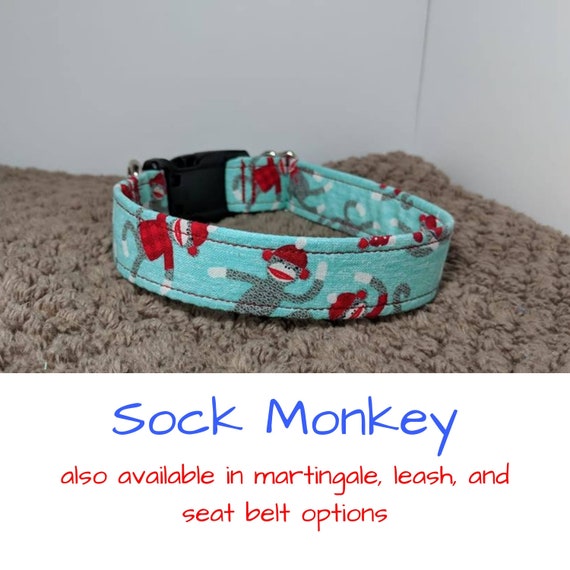 Detail Sock Monkey Dog Collar Nomer 37