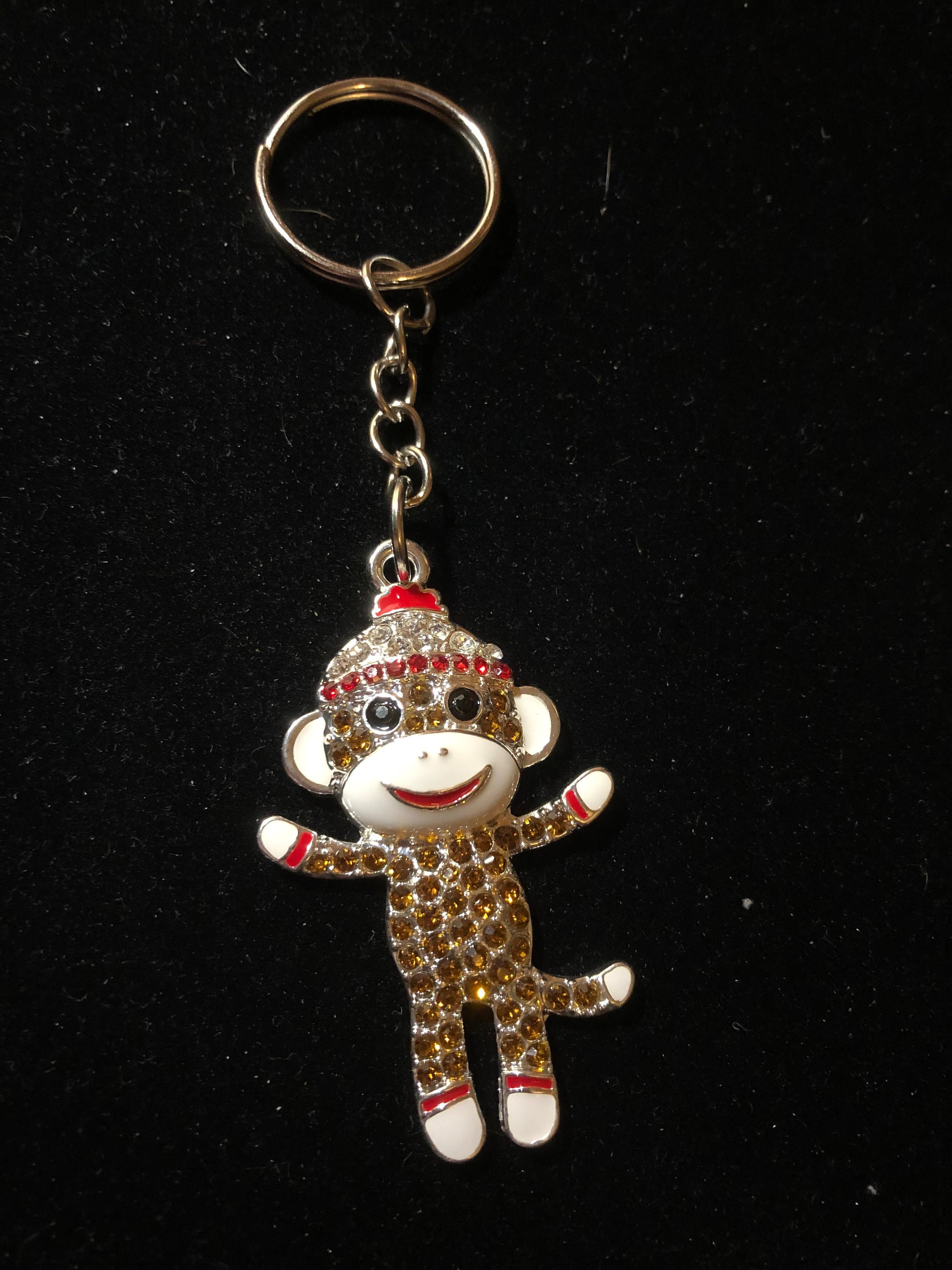 Detail Sock Monkey Key Chain Nomer 15