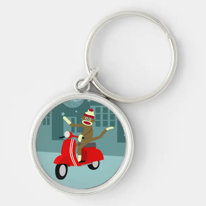 Detail Sock Monkey Key Chain Nomer 53