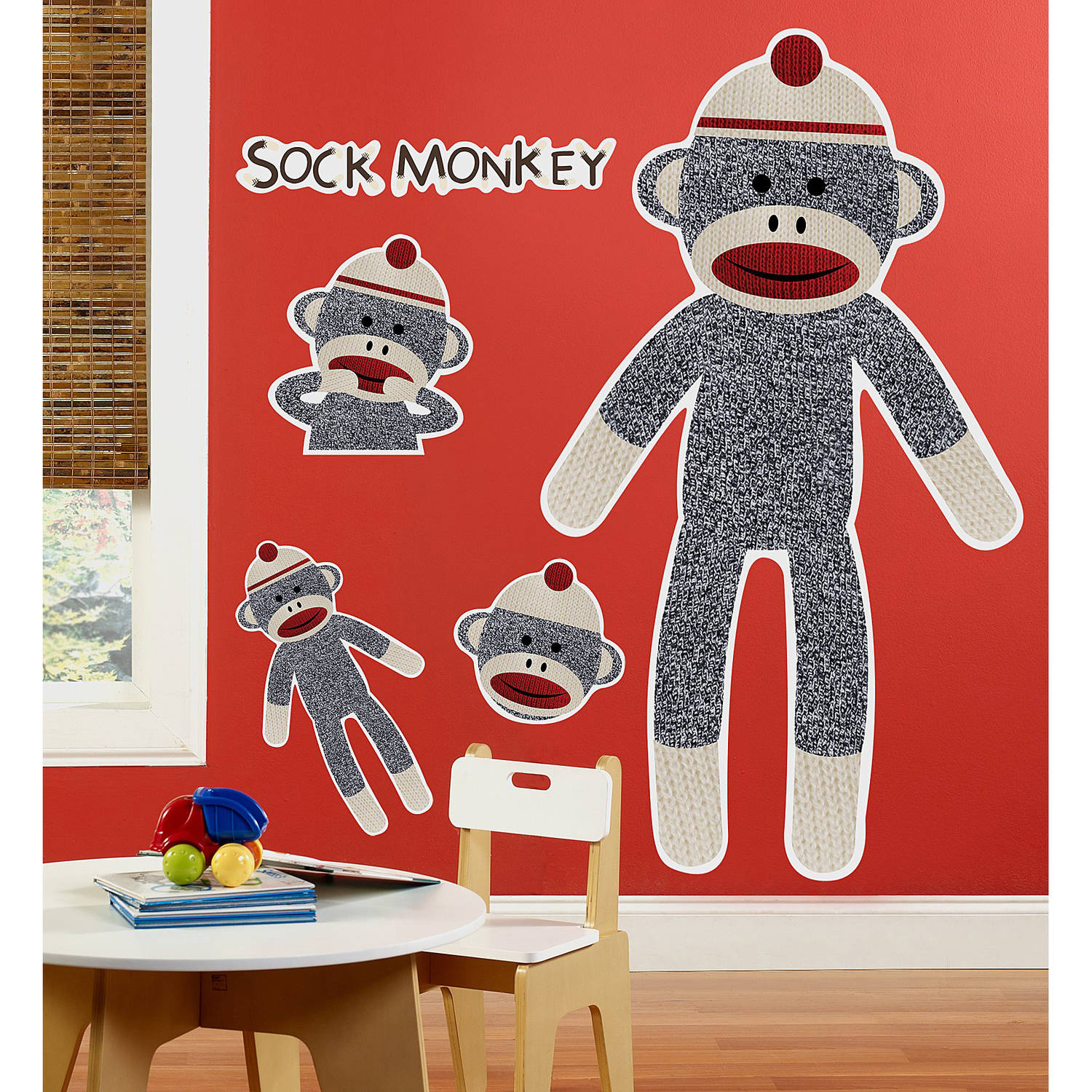 Sock Monkey Stickers - KibrisPDR