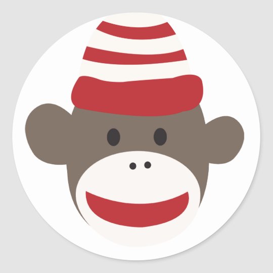 Detail Sock Monkey Stickers Nomer 9