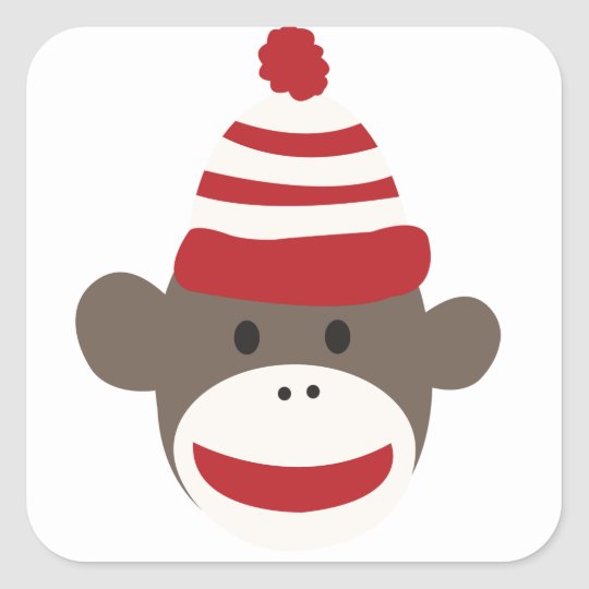 Detail Sock Monkey Stickers Nomer 10