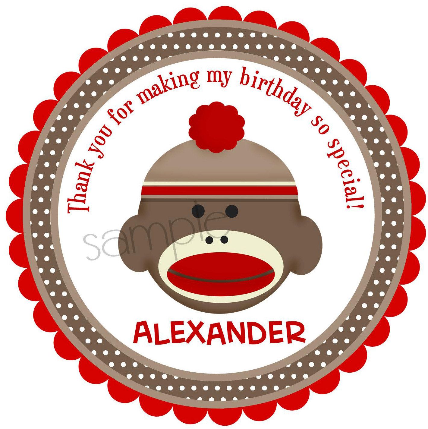 Detail Sock Monkey Stickers Nomer 12