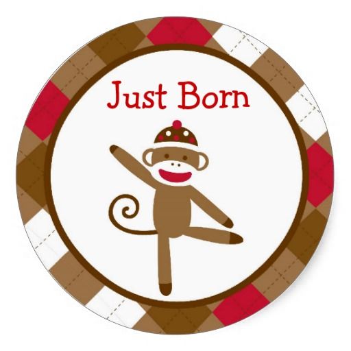 Detail Sock Monkey Stickers Nomer 13