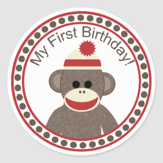 Detail Sock Monkey Stickers Nomer 14