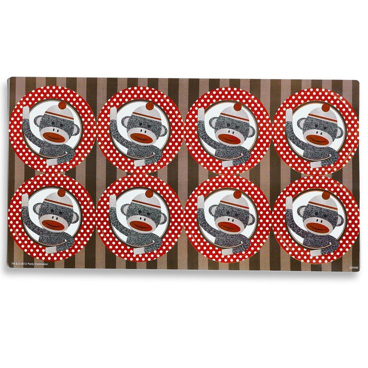 Detail Sock Monkey Stickers Nomer 15
