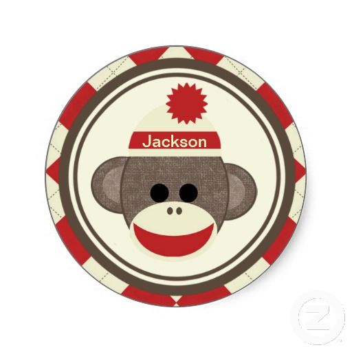 Detail Sock Monkey Stickers Nomer 3