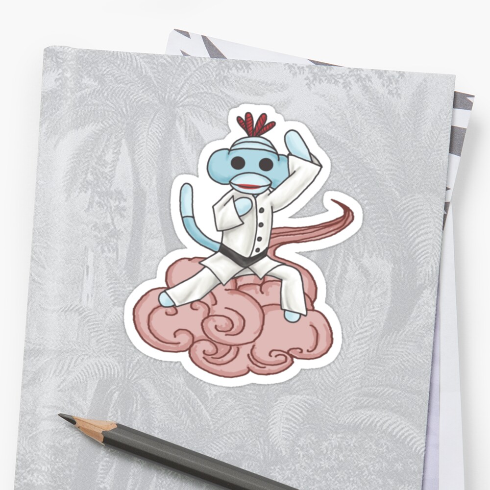Detail Sock Monkey Stickers Nomer 22