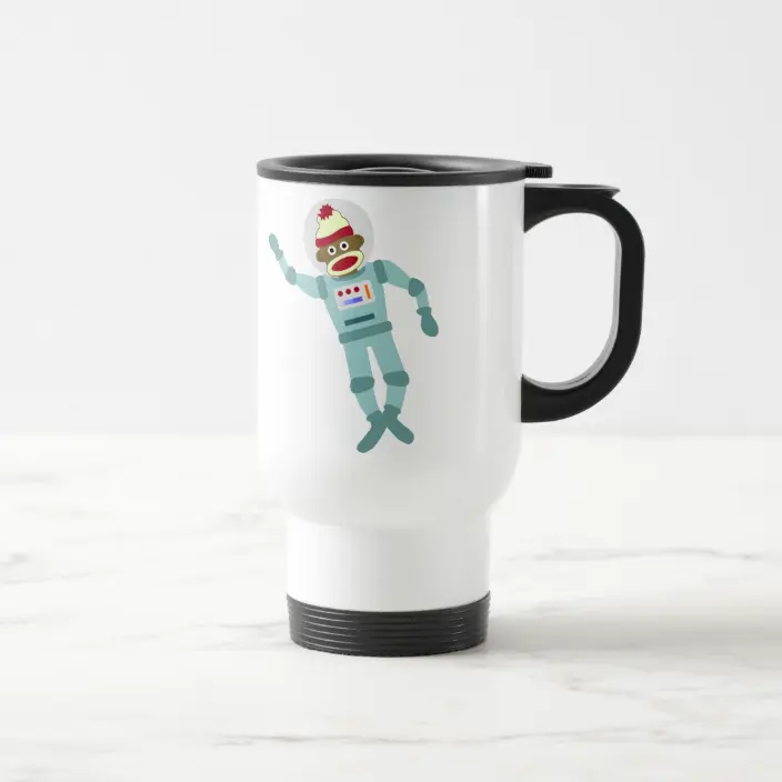 Detail Sock Monkey Travel Mug Nomer 22