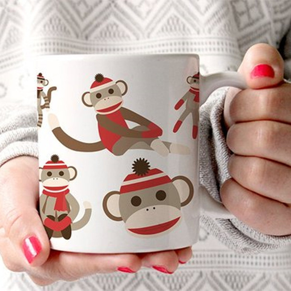 Detail Sock Monkey Travel Mug Nomer 30