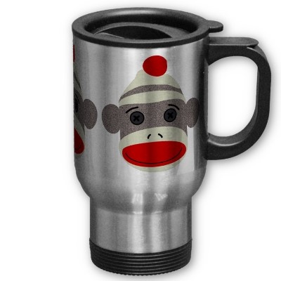 Detail Sock Monkey Travel Mug Nomer 46