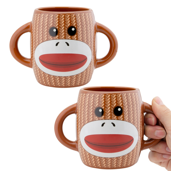 Detail Sock Monkey Travel Mug Nomer 9