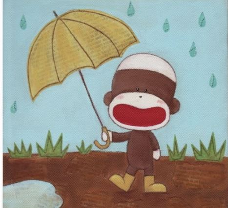 Detail Sock Monkey Umbrella Nomer 11