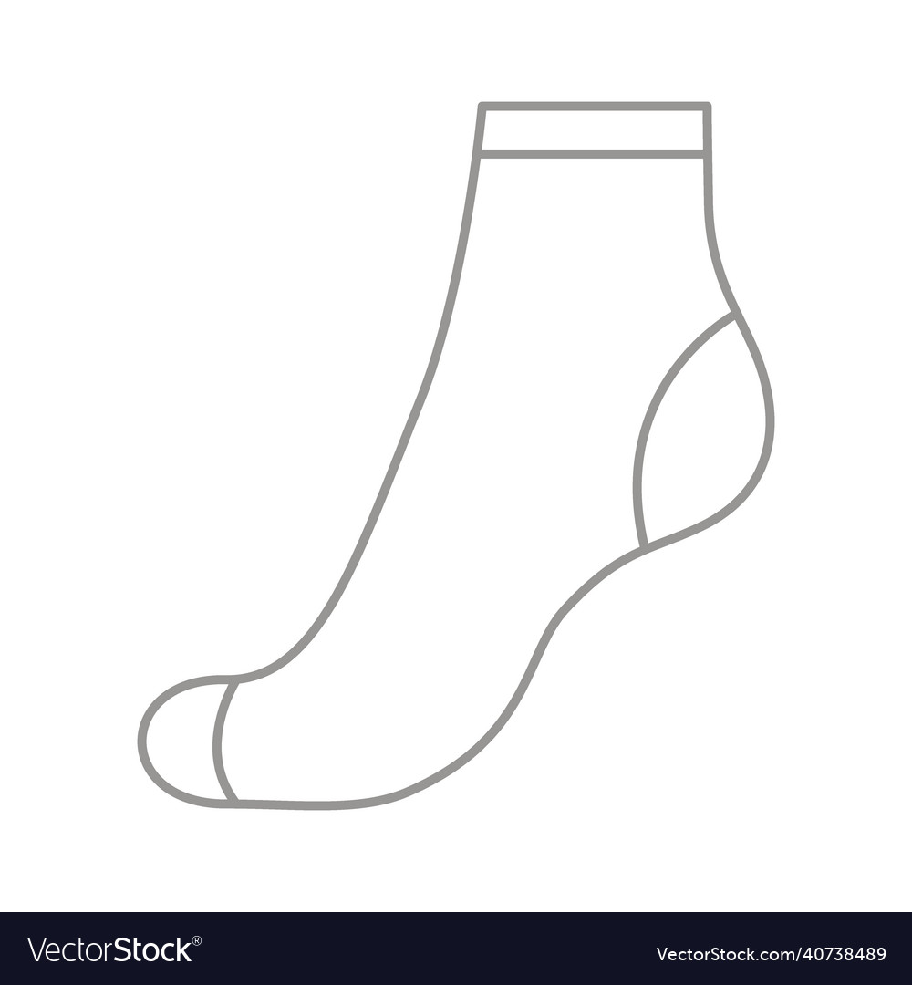 Detail Sock Template Png Nomer 10