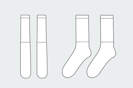 Download Sock Template Png Nomer 4