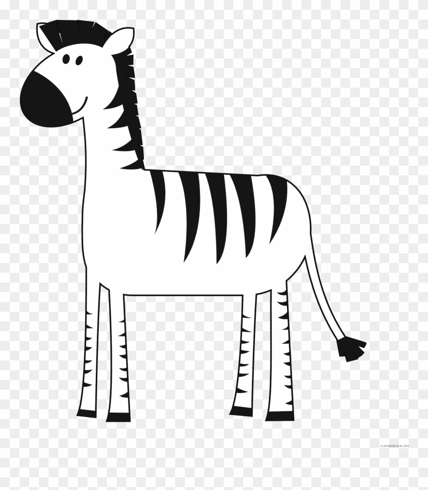 Detail Zebra Black And White Clipart Nomer 43