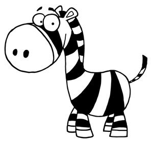 Detail Zebra Black And White Clipart Nomer 53