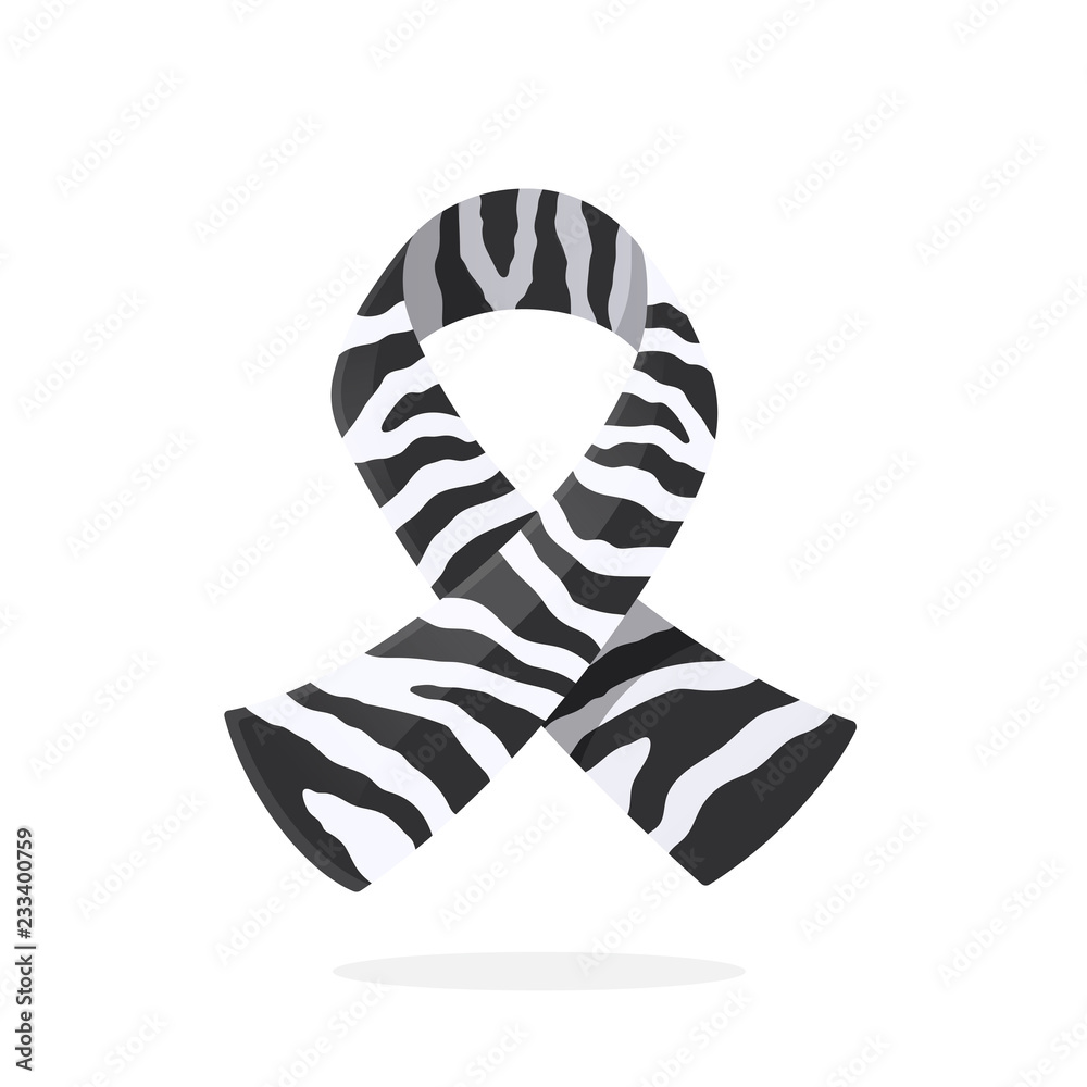 Detail Zebra Cancer Ribbon Nomer 27
