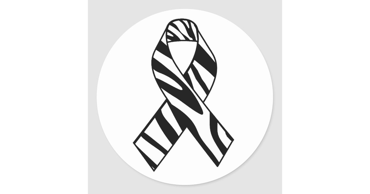Detail Zebra Cancer Ribbon Nomer 7