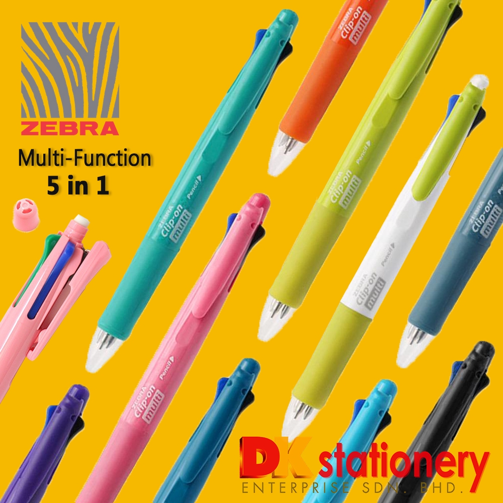 Detail Zebra Clip On Multi Pen Nomer 23