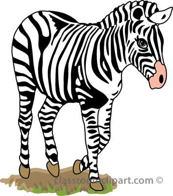 Detail Zebra Clipart Nomer 25