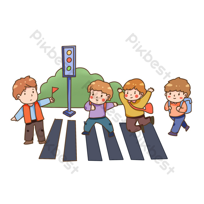 Detail Zebra Cross Kartun Nomer 9