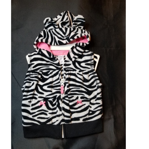 Detail Zebra Hoodie With Ears Nomer 6