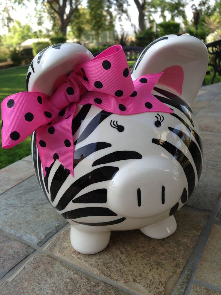 Detail Zebra Piggy Bank Nomer 30