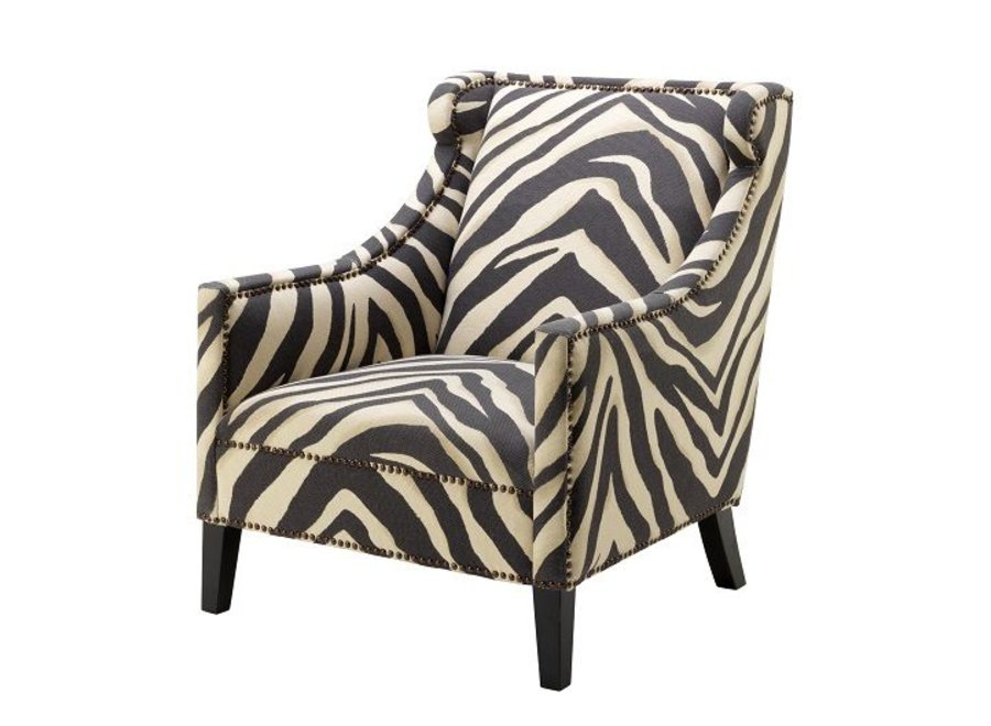 Zebra Print Armchair - KibrisPDR