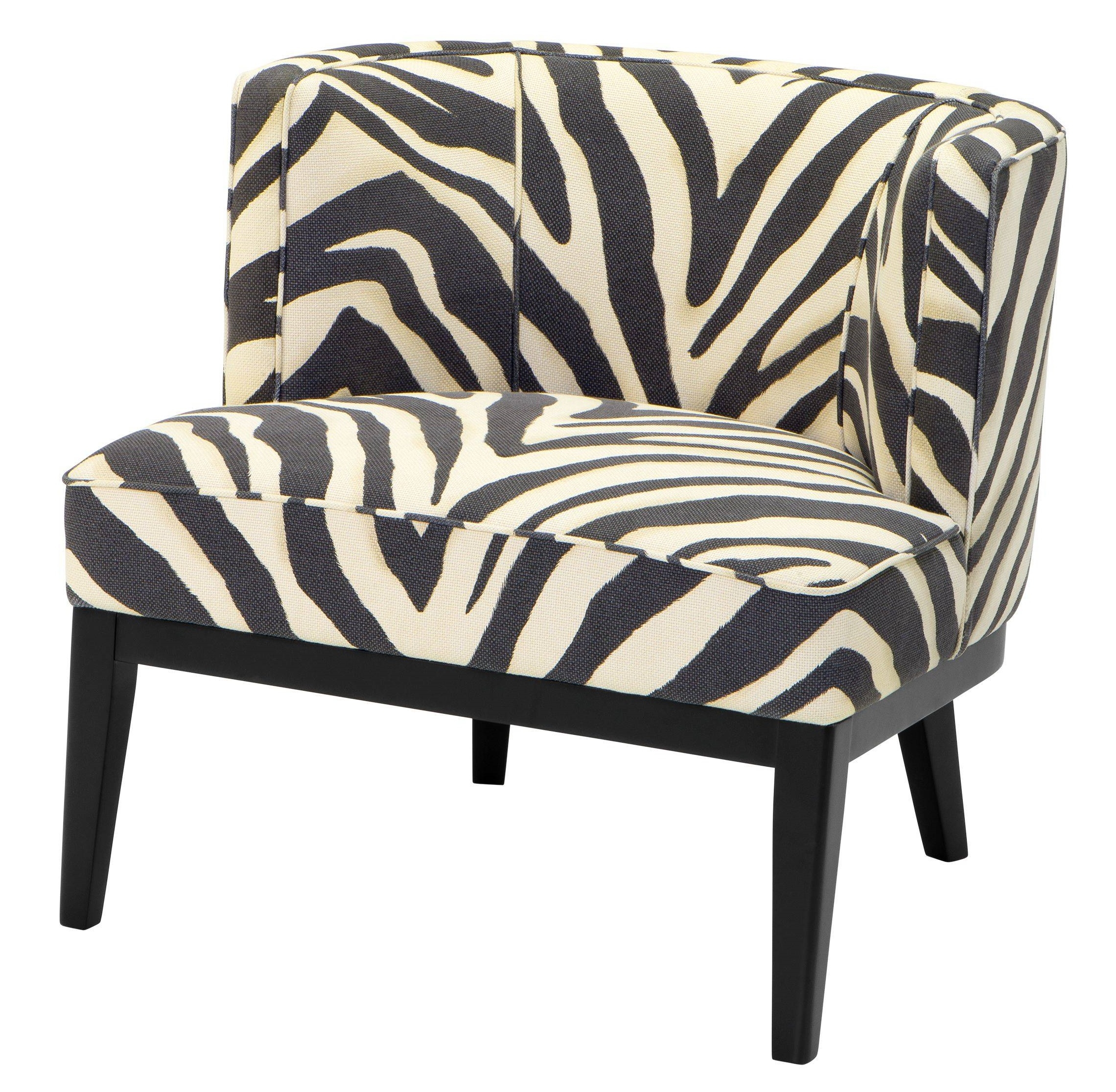 Detail Zebra Print Armchair Nomer 14