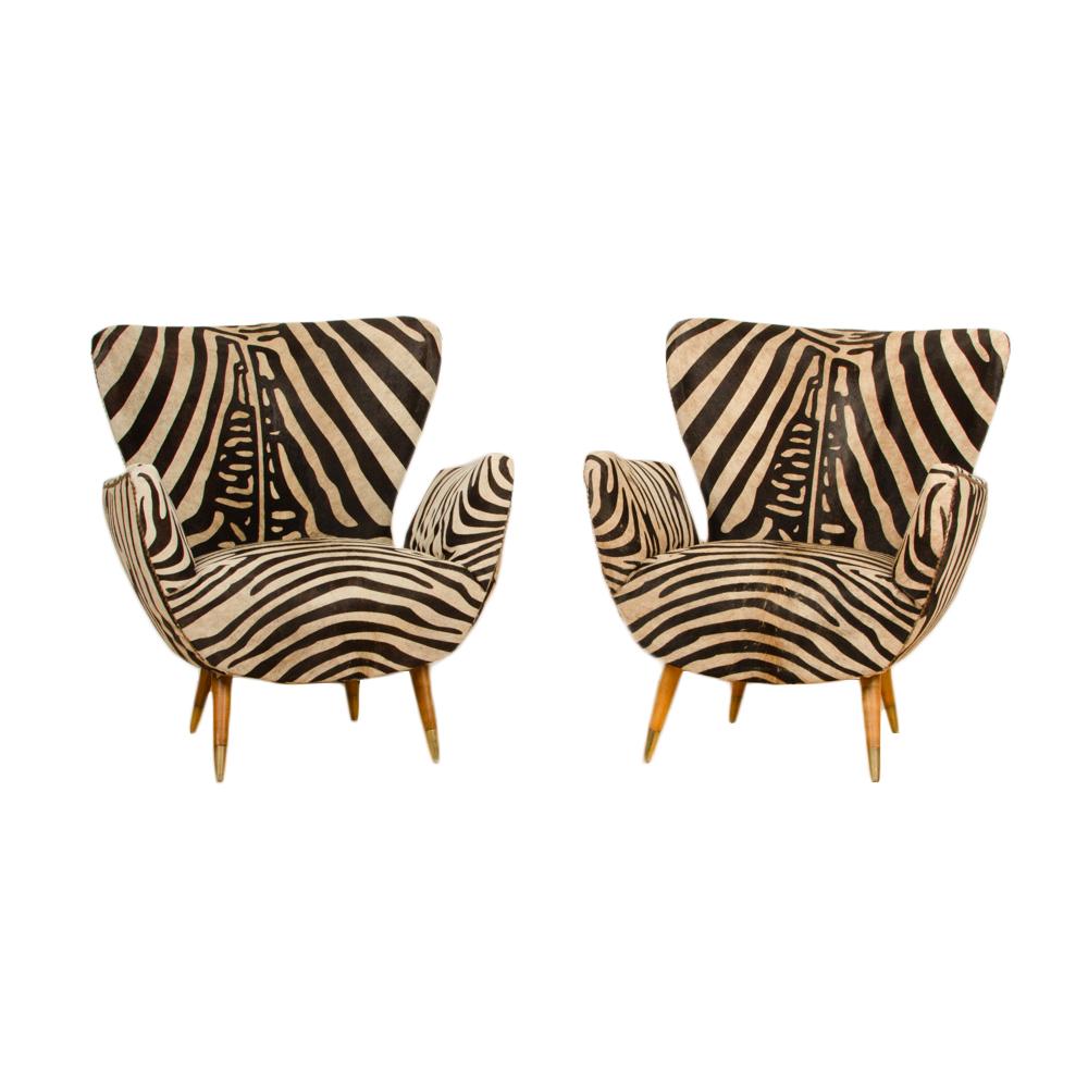 Detail Zebra Print Armchair Nomer 38