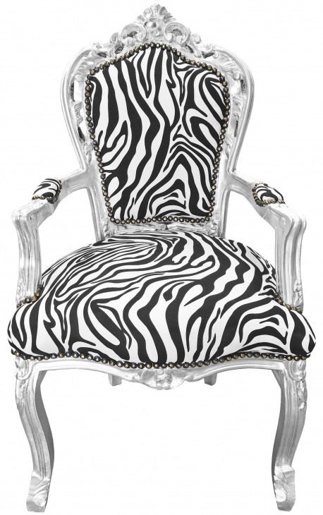 Detail Zebra Print Armchair Nomer 49