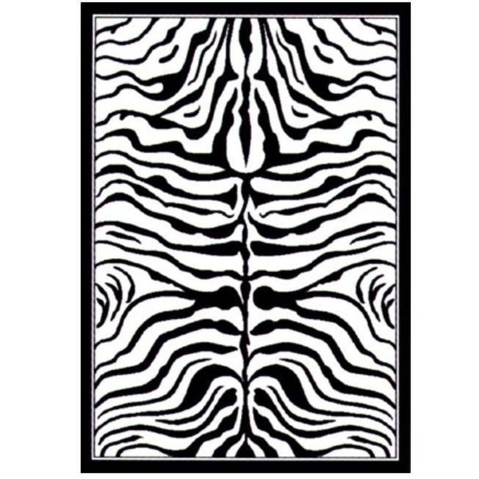 Detail Zebra Print Rug Amazon Nomer 25