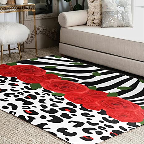 Detail Zebra Print Rug Amazon Nomer 5