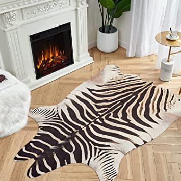 Detail Zebra Print Rug Amazon Nomer 7