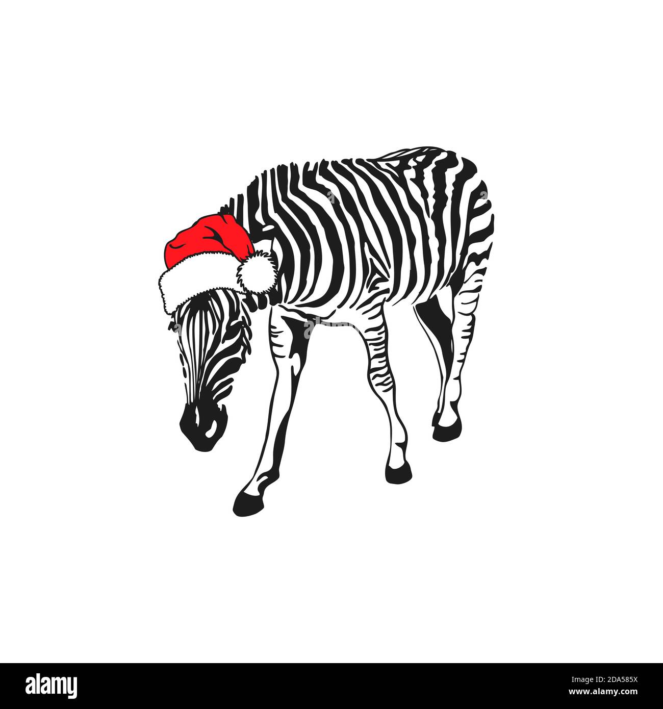 Detail Zebra Santa Hat Nomer 49