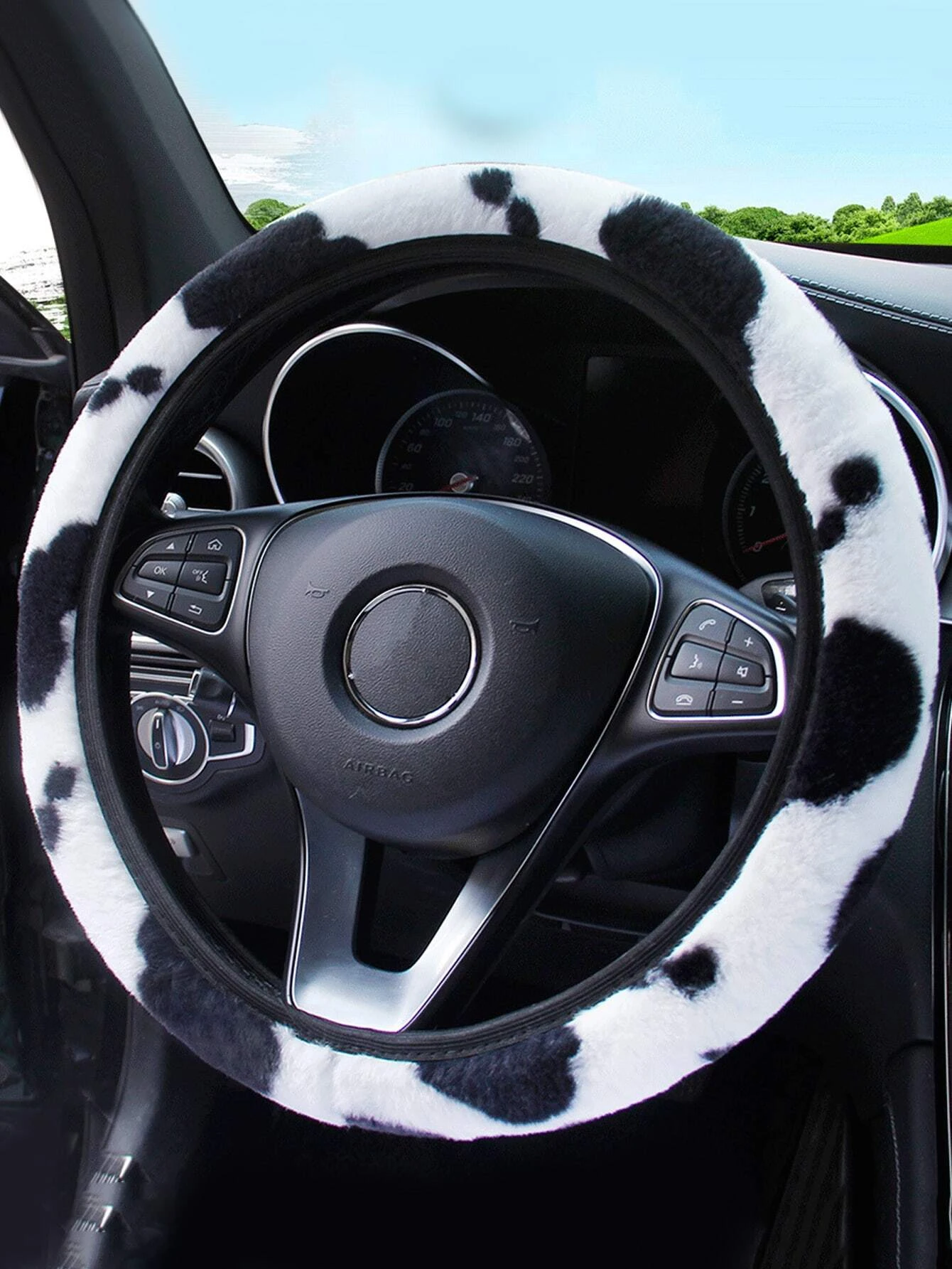 Detail Zebra Steering Wheel Cover Nomer 44