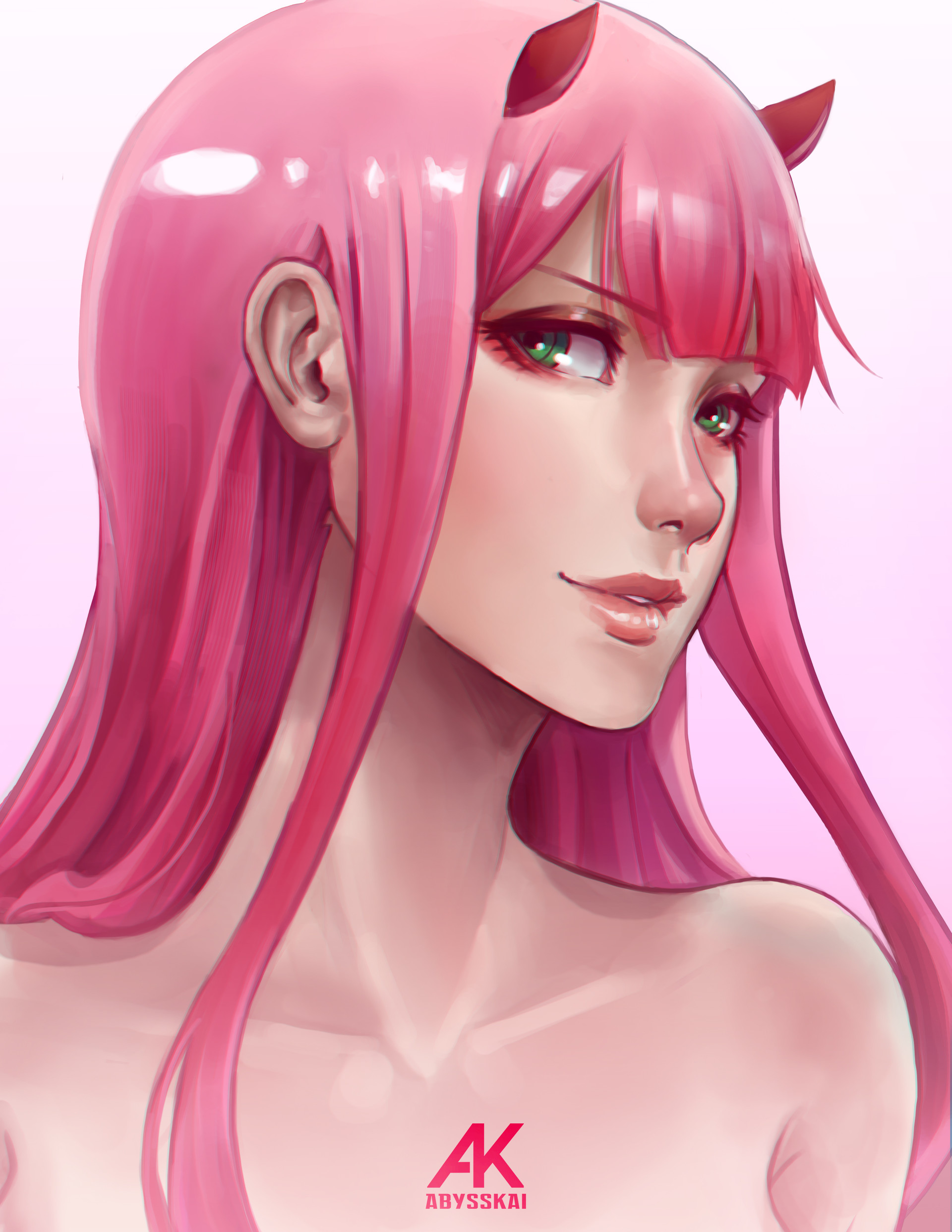 Detail Zero Two Render Nomer 33