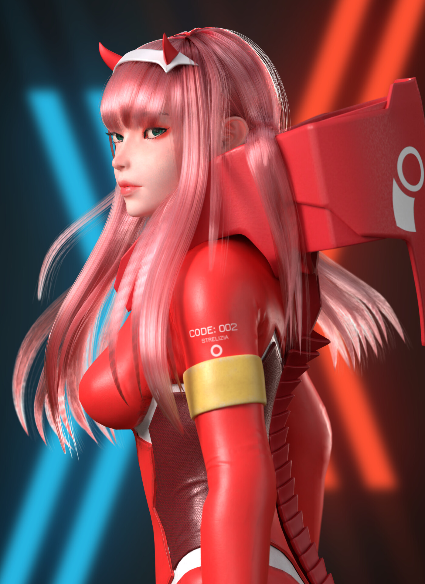 Detail Zero Two Render Nomer 40