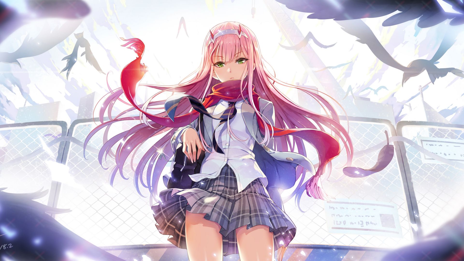 Detail Zero Two Wallpaper Nomer 18