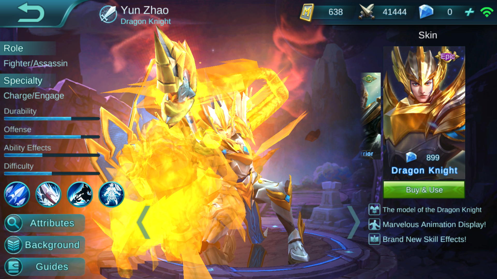 Detail Zhao Yun Mobile Legend Nomer 36