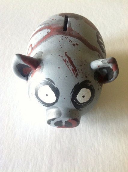 Detail Zombie Piggy Bank Nomer 2