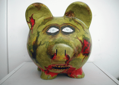 Detail Zombie Piggy Bank Nomer 26