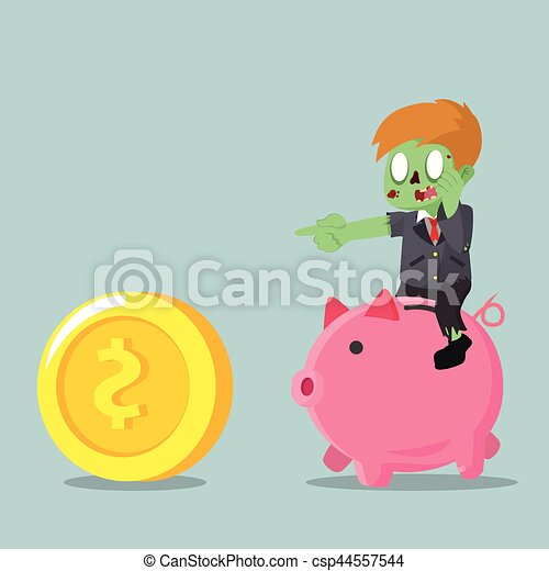 Detail Zombie Piggy Bank Nomer 42