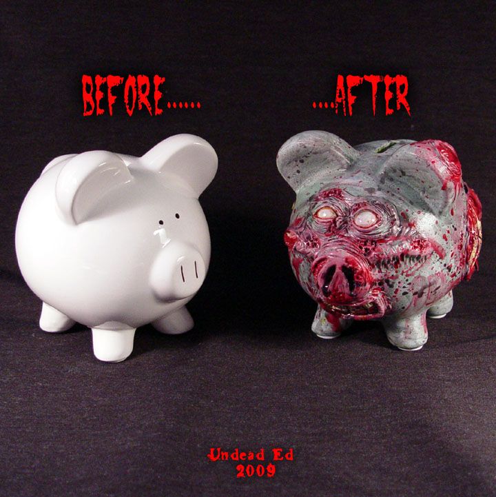 Detail Zombie Piggy Bank Nomer 6