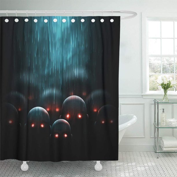 Detail Zombie Shower Curtains Nomer 13