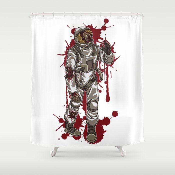 Detail Zombie Shower Curtains Nomer 6